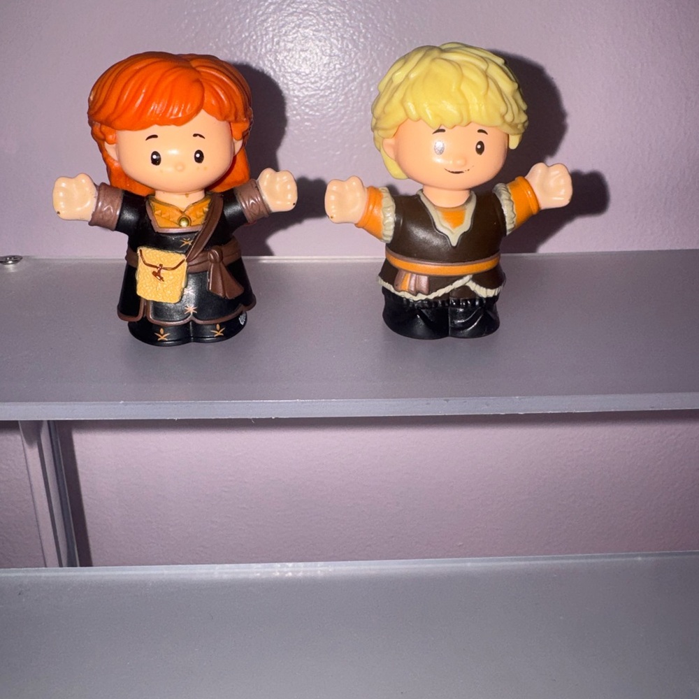 Frozen Kids Little People Anna and Kristoff fisher price